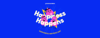 Happiness Unfolds Facebook Cover Image Preview