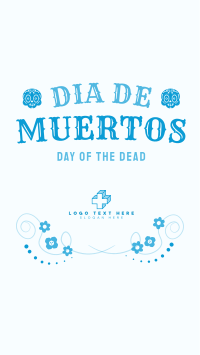 Festive Dia De Los Muertos Facebook Story