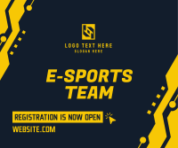 Esports Team Registration Facebook Post