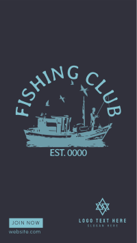 Fishing Club Facebook Story