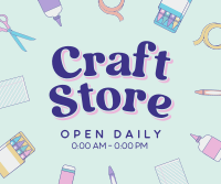 Kawaii Craft Shop Facebook Post