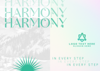 Harmony in Every Step Postcard