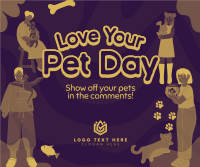 Quirky Pet Love Facebook Post