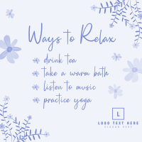 Ways to relax Instagram Post Design