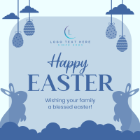 Easter Ornaments Instagram Post Design