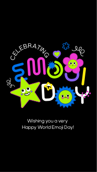 Celebrate Emojis Instagram Story