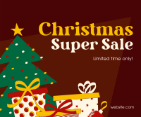 Christmas Super Sale Facebook Post