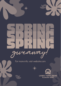 Spring Giveaway Poster