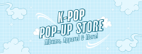 Kpop Pop-Up Store Facebook Cover Image Preview