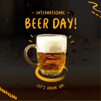 International Beer Day Instagram Post