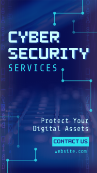 Modern Cyber Security Instagram Reel Image Preview