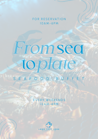 Seafood Cuisine Buffet Flyer