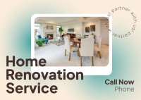 Home Renovation Services Postcard