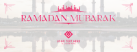 Mosque Silhouette Ramadan Facebook Cover Image Preview