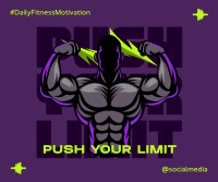 Push Your Limit Fitness Facebook Post