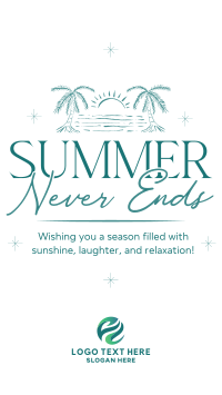 Summer Never Ends Instagram Reel Design