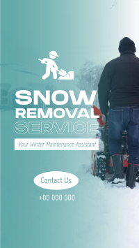 Pro Snow Removal TikTok Video