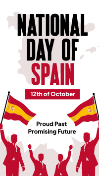 Spain: Proud Past, Promising Future Instagram Story Design