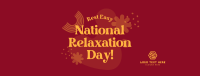 National Relaxation Day Greeting Facebook Cover