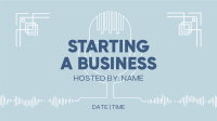 Simple Business Podcast Facebook Event Cover