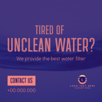 Water Filtration Instagram Post