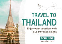 Thailand Travel Postcard