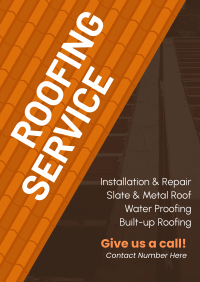 Roofing Services Expert Poster