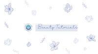 Pattern Of Flowers YouTube Banner