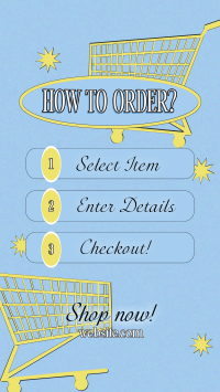 Order Instructions Retro Facebook Story