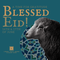 Sheep Eid Al Adha Instagram Post Design