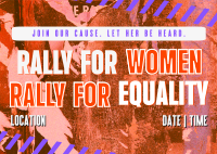 Women's Equality Rally Postcard