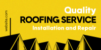 Quality Roofing Twitter Post