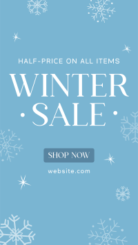 Winter Wonder Sale Instagram Reel Image Preview