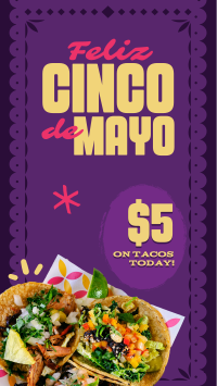 Playful Cinco De Mayo TikTok Video Design