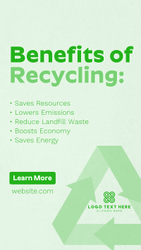 Recycling Benefits Facebook Story