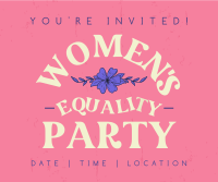 Women's Equality Celebration Facebook Post