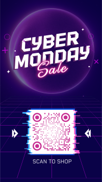 Cyber Monday Sale Facebook Story