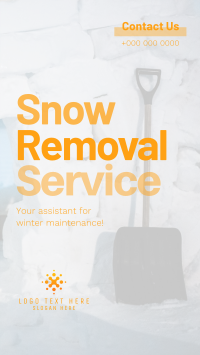 Snow Removal Assistant Facebook Story