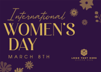 International Women's Day Postcard