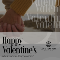 Vogue Valentine's Greeting Linkedin Post