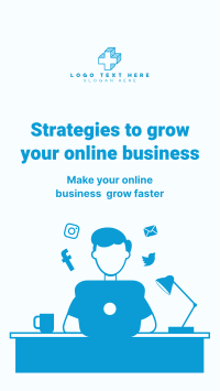 Growing Online Business Instagram Story Design