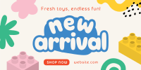 New Arrival Toys Twitter Post Design