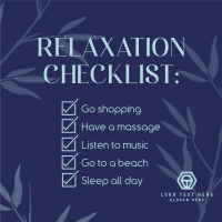 Nature Relaxation List Instagram Post