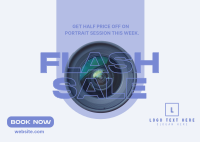 Flash Sale Camera Lens Postcard