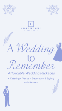 Affordable Wedding Packages Facebook Story