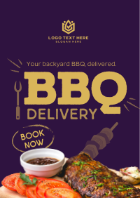 BBQ Delivery Poster