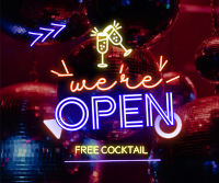 Bar is Open Facebook Post