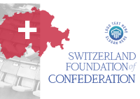 Switzerland Map Confederation Postcard Design