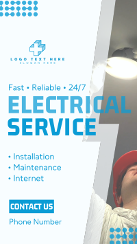 Handyman Electrical Service Instagram Story