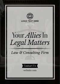 Law Consulting Firm Flyer